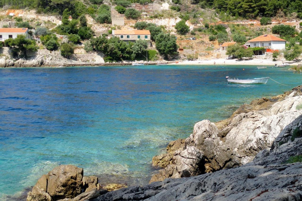 Seaside Secluded Apartments Cove Torac, Hvar - 575 Gdinj Kültér fotó