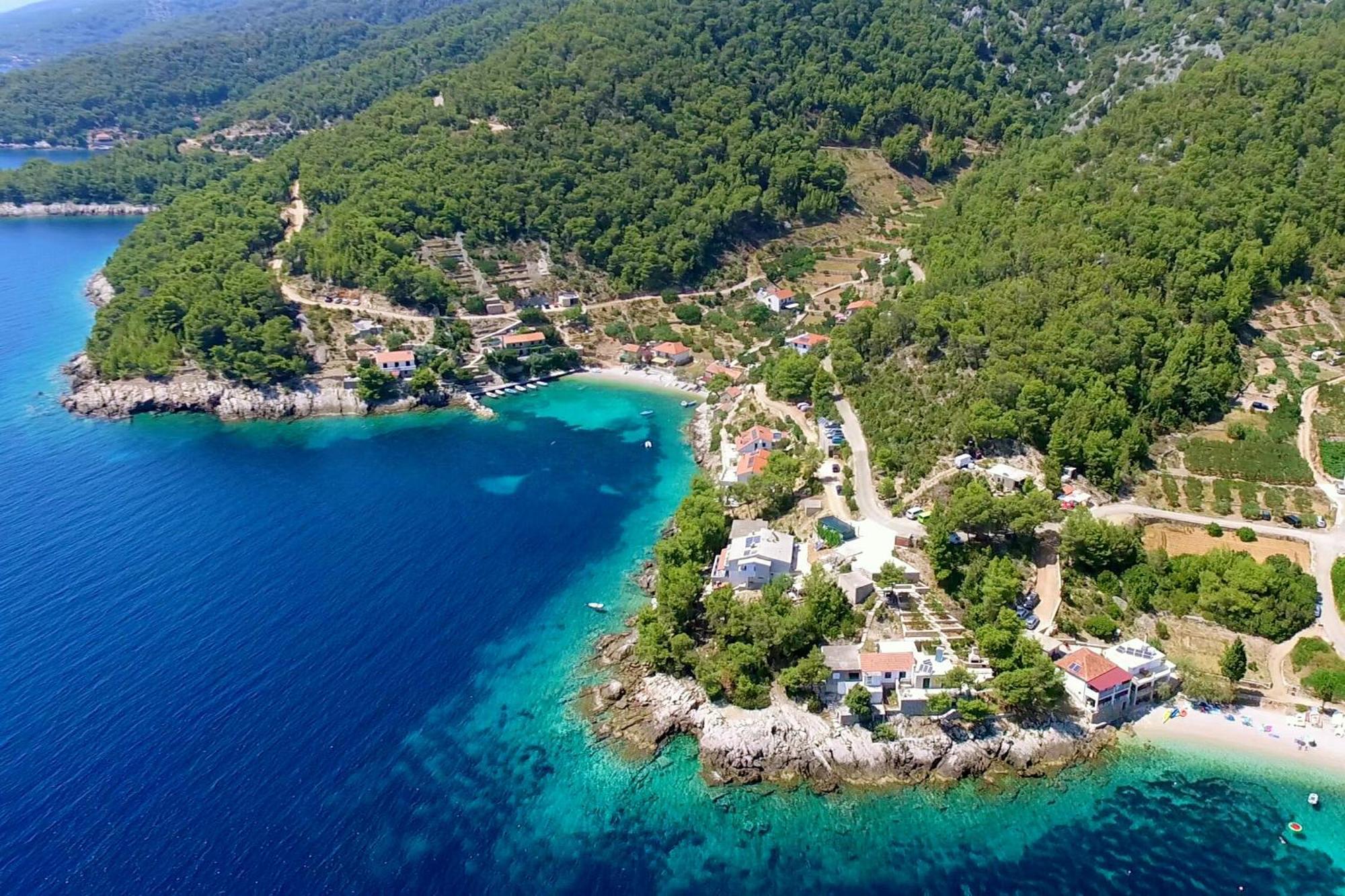 Seaside Secluded Apartments Cove Torac, Hvar - 575 Gdinj Kültér fotó